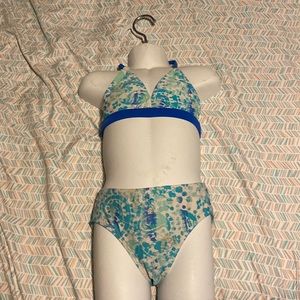Really cute set from OP size 4-5 blue and white paint splatter